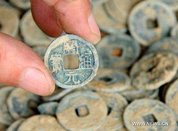 17,000 antique coins unearthed in Hebei