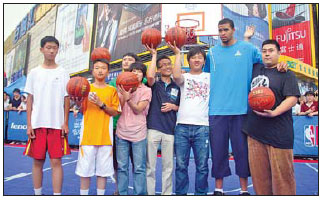 McGee impressed by young Chinese hoopsters