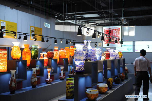 Glass artworks museum in Chengde, Hebei