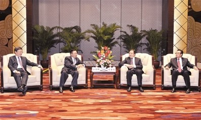 Former Straits Exchange Foundation president visits Hebei