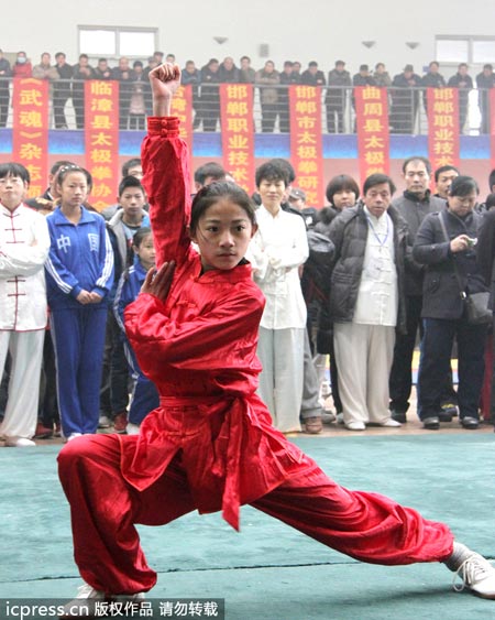 National kung fu exchange conference held in Handan