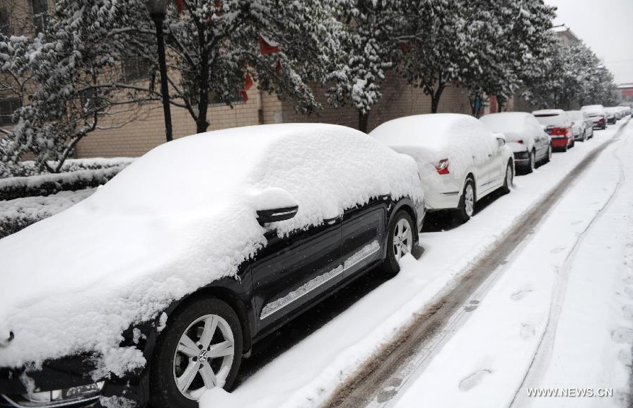 Yellow alert for road icing issued in China's Hebei